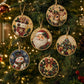 🎄 DIY Pearl Christmas Ornaments: 5D Diamond Painting Kit, Sparkling Pearls, Acrylic, Festive