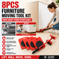 ✨ Furniture Moving System — Lift & Slide, 360° Rotation 🏠