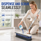 🧹✨ 4-in-1 Liquid Dispensing Floor Brush – 50% OFF! Scrub, scrape, squeegee & tweezers, long handle, stiff bristles – deep clean any floor. 💪