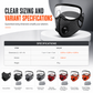 📢📢50% OFF !! ⏰Dustproof and Windproof Outdoor Sports Face Mask with Protective Eye Shield and Breathing for Running and Cycling