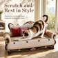 📢 50% OFF! ⏰ Extra Large Corrugated Cardboard Cat Scratcher Lounge Bed – Durable 2-in-1 Cat Nest Sofa & Scratching Board with High-Density Thickened Paper, Curved Scratch & Rest Design – Wide Size for Large Cats 🐱