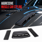 🚗 Car Hood Air Vent Sticker – Shark Gill Style Decorative Intake Scoop Trim ✨