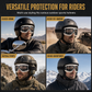 📢📢50% OFF !! ⏰Retro Motorcycle Goggles Vintage Windproof Riding Glasses for Cruiser Helmet and Off-Road Dirt Bike