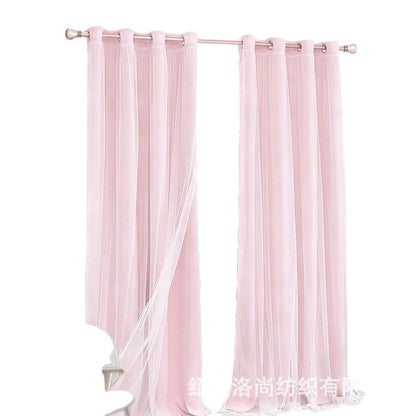✨ Double-Layer Curtains – Elegant Sheer Overlay & Light-Blocking Fabric for Cozy Bedrooms ❤️⭐