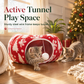 🎄🐱 Christmas Tunnel Cat Bed – Donut Pet Cave & Cushion, Limited Edition, Removable & Washable 🎁✨