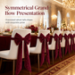 Large Velvet Christmas Bow Ornament for Holiday Tree and Home Decoration