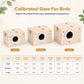 Wooden Bird Nesting Box for Budgies Lovebirds and Small Birds